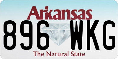 AR license plate 896WKG