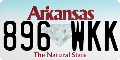 AR license plate 896WKK