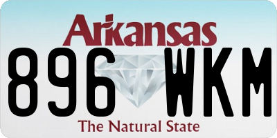 AR license plate 896WKM