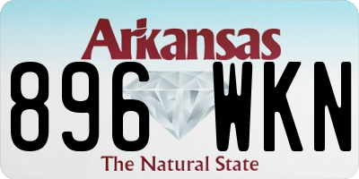 AR license plate 896WKN