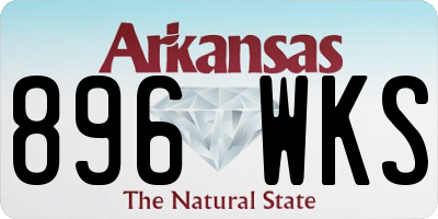 AR license plate 896WKS