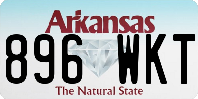 AR license plate 896WKT