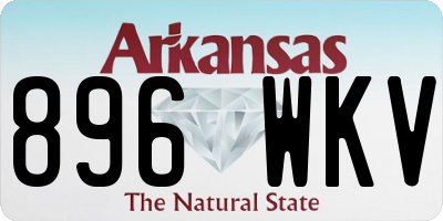 AR license plate 896WKV