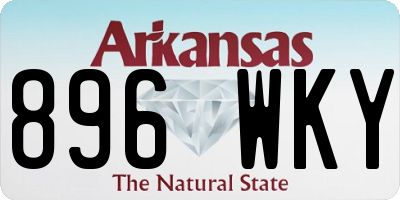 AR license plate 896WKY