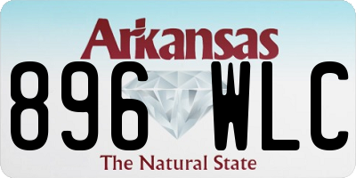 AR license plate 896WLC