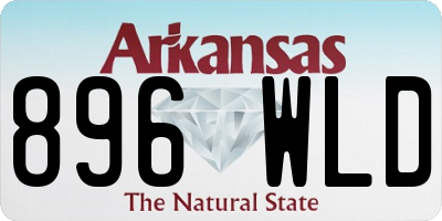 AR license plate 896WLD