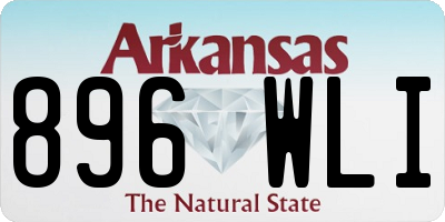 AR license plate 896WLI