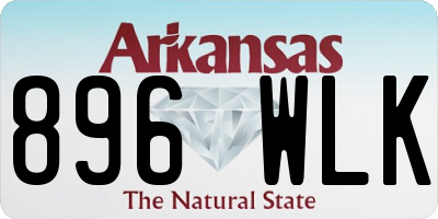 AR license plate 896WLK