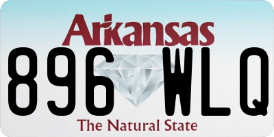 AR license plate 896WLQ