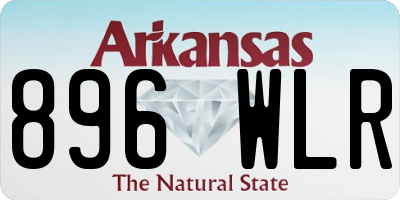 AR license plate 896WLR