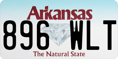 AR license plate 896WLT
