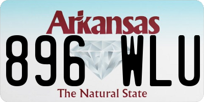 AR license plate 896WLU