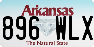 AR license plate 896WLX