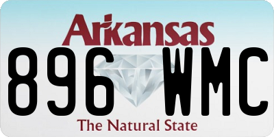 AR license plate 896WMC