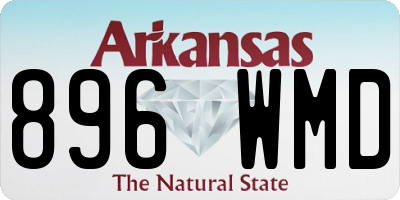 AR license plate 896WMD
