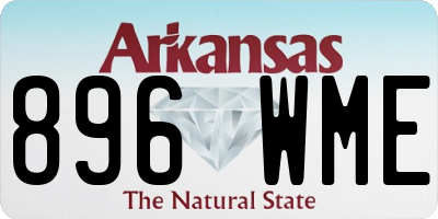 AR license plate 896WME