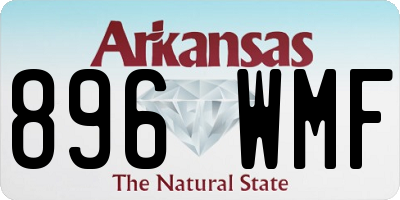 AR license plate 896WMF