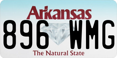 AR license plate 896WMG