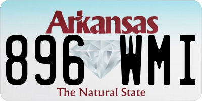 AR license plate 896WMI