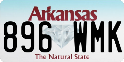 AR license plate 896WMK
