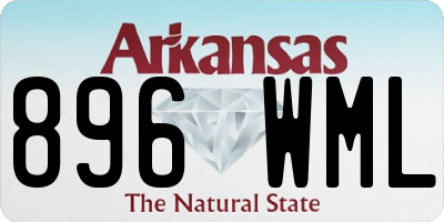 AR license plate 896WML