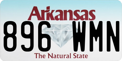 AR license plate 896WMN