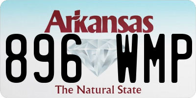 AR license plate 896WMP