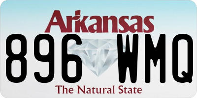 AR license plate 896WMQ