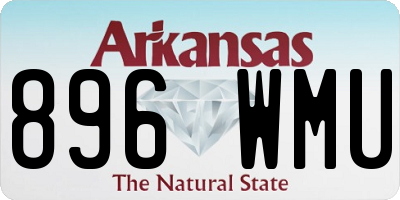 AR license plate 896WMU