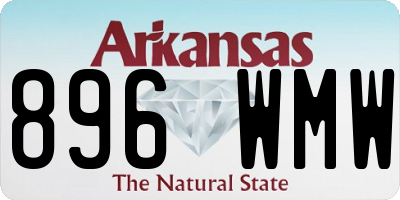 AR license plate 896WMW