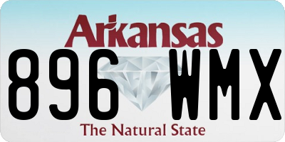 AR license plate 896WMX