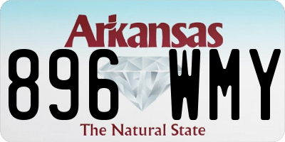AR license plate 896WMY