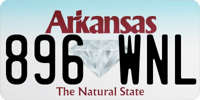 AR license plate 896WNL