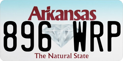 AR license plate 896WRP