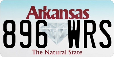 AR license plate 896WRS