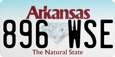 AR license plate 896WSE