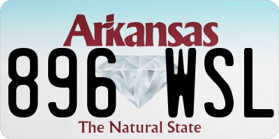 AR license plate 896WSL