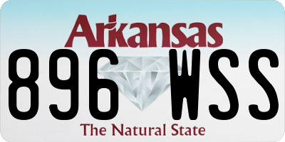 AR license plate 896WSS