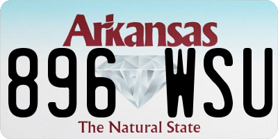 AR license plate 896WSU