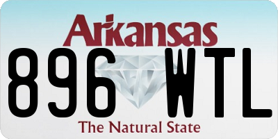 AR license plate 896WTL