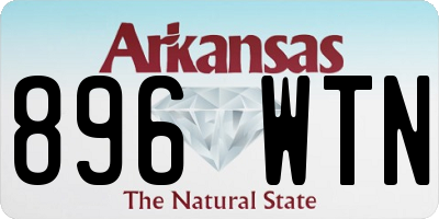 AR license plate 896WTN
