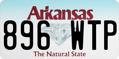 AR license plate 896WTP