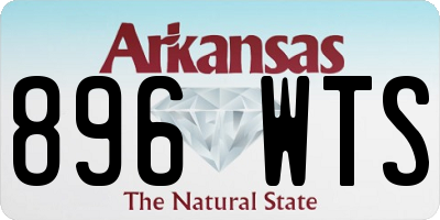 AR license plate 896WTS