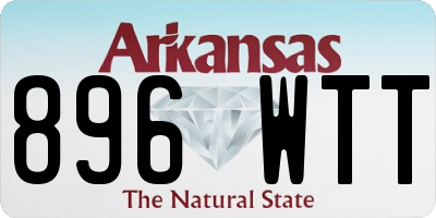 AR license plate 896WTT