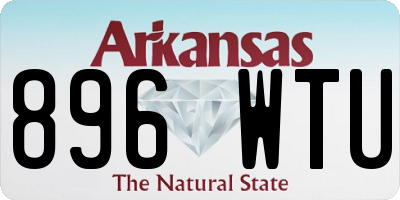 AR license plate 896WTU