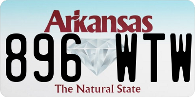 AR license plate 896WTW