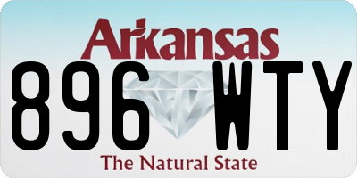 AR license plate 896WTY