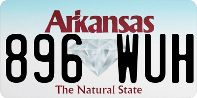 AR license plate 896WUH