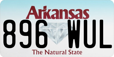 AR license plate 896WUL