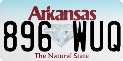 AR license plate 896WUQ